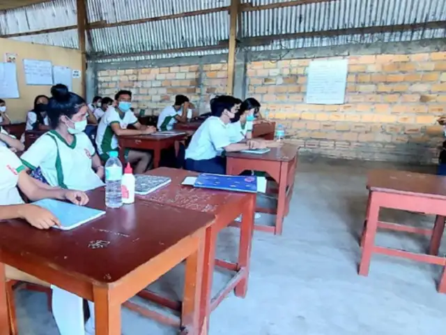 Iquitos: suspenden clases presenciales en varios colegios por contagios de coronavirus