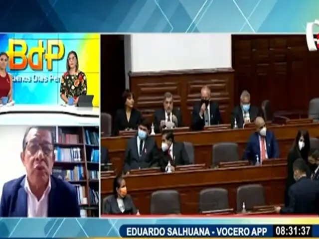 Eduardo Salhuana: “Esta semana se definirá quién nos va a representar en la  Mesa Directiva”