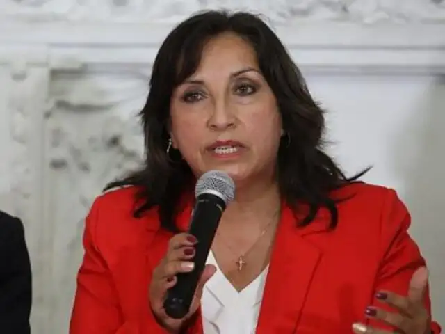 Dina Boluarte sobre exministro González: “Fue irresponsable al declarar sin pruebas”