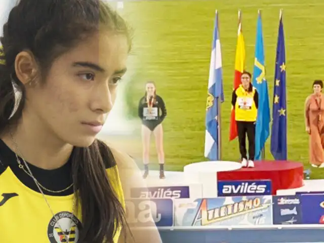 Peruana de 14 años rompe récord de 100 metro planos en España