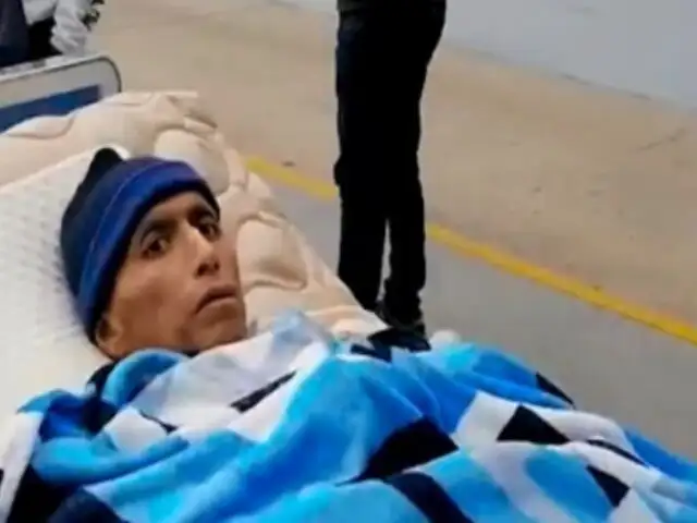 La Molina: Paciente con cáncer terminal va al banco en camilla y no lo dejan entrar