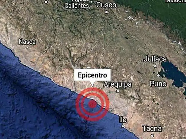 Arequipa: descartan daños por sismo de magnitud 4.7