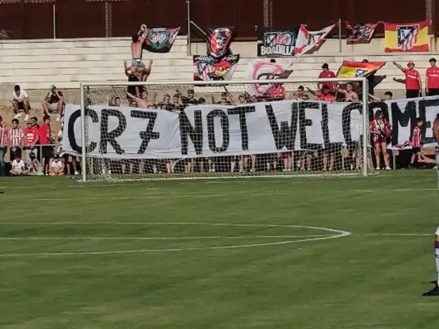 “CR7 no es bienvenido”, así reaccionaron hinchas de Atlético de Madrid ante posible fichaje del crack