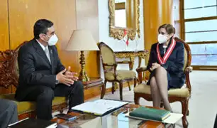 Fiscal de la Nación, Patricia Benavides, sostuvo reunión de coordinación con ministro Willy Huerta