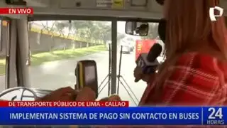 Presentan sistema de pago sin contacto para pasajeros de Lima y Callao