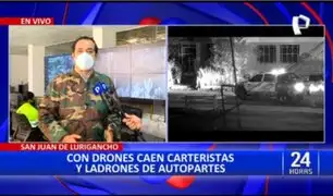 Con ayuda de drones: Desarticulan bandas delincuenciales en SJL