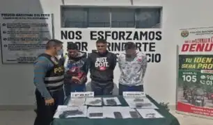 Callao: Capturan a delincuentes extranjeros con drogas y armas de fuego
