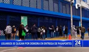 Migraciones: Usuarios protestan por demora en entrega de pasaportes
