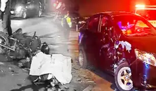 Chorrillos: Motociclista muere al estrellarse con un automóvil