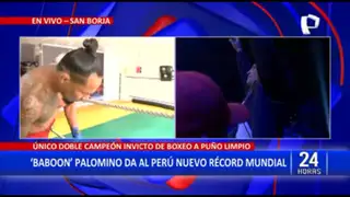 Campeón del mundo “Baboon” Palomino da nuevo récord mundial al Perú
