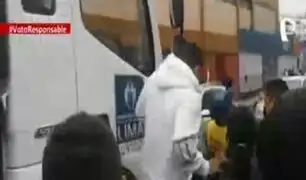 Transportistas informales desatan el caos en el Cercado de Lima