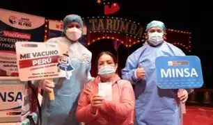 Brigadas del Minsa continúa reforzando vacunación regular y contra la COVID-19 en circos de Lima