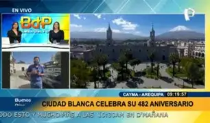 ¡Feliz Aniversario, Arequipa! La Ciudad Blanca cumple hoy 482 años de fundación