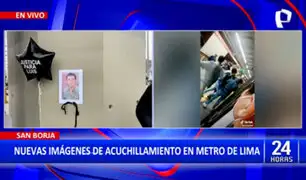 Aparecen nuevas imágenes del acuchillamiento a un padre de familia en el Metro de Lima