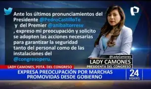Lady Camones envía carta a Pedro Castillo tras convocar movilizaciones en favor de su gobierno