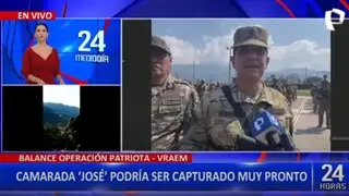 VRAEM: “La operación “Patriota” ha sido muy complicada pero exitosa”, señaló Manuel Gómez jefe del CCFFAA