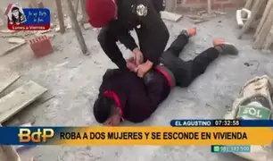 Asustaba a sus víctimas con un arma de juguete: Atrapan a sujeto que asaltó a 2 mujeres en El Agustino