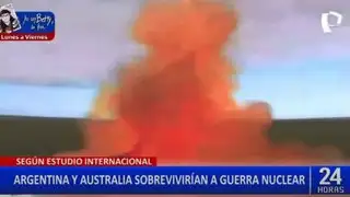 Argentina y Australia son los países que sobrevivirían ante una guerra nuclear