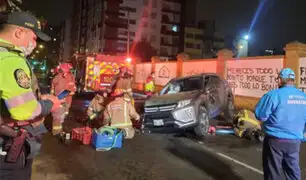 Magdalena: camioneta se despista e impacta contra un poste dejando cinco heridos