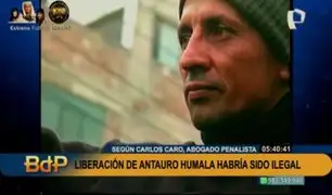 Liberación de Antauro Humala habría sido ilegal, señala abogado Carlos Caro