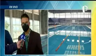 Después de años de abandono: inauguran piscina semiolímpica en colegio emblemático José Granda