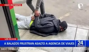 Los Olivos: Capturan a delincuentes durante asalto en agencia de viajes