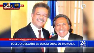 Alejandro Toledo declara en juicio oral del expresidente Ollanta Humala