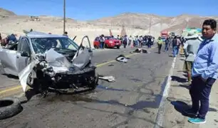 Arequipa: tres muertos y un herido grave deja choque de vehículos en el sector La Molina