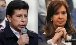 Pedro Castillo se solidariza con Cristina Kirchner, acusada de corrupción