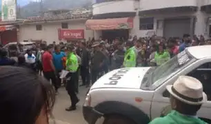 Huánuco: delincuentes armados asaltan Banco de la Nación