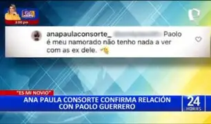 Ana Paula Consorte confirma relación con Paolo Guerrero: "Es mi enamorado"