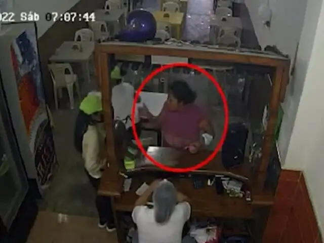 Tumbes: Mujer intentó robar 3 celulares de restaurante porque no le quisieron dar dinero