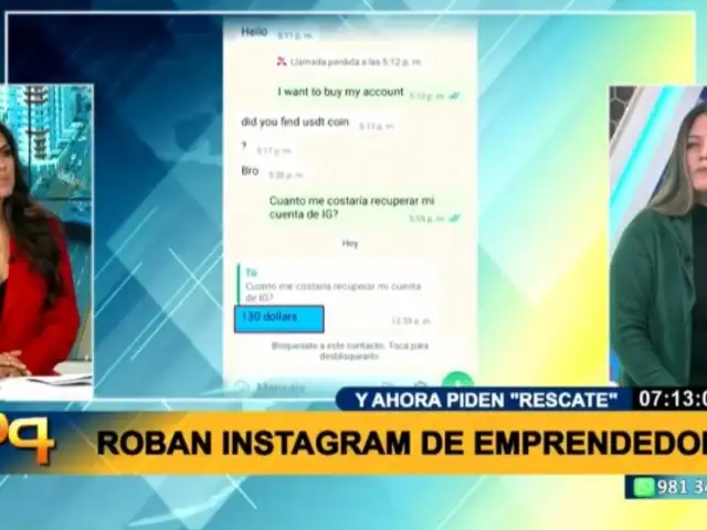 Emprendedora denuncia que hackearon el Instagram de su negocio al ingresar a extraño link