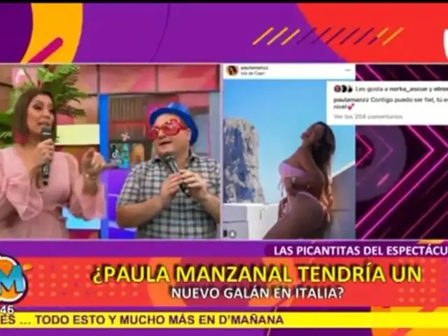 Picantitas del Espectáculo: Paula Manzanal tendría un nuevo romance en Italia