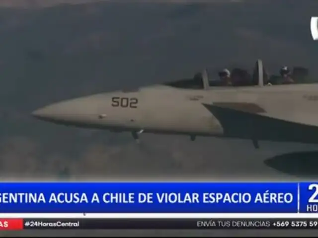 Argentina acusa a Chile de invadir su espacio aéreo