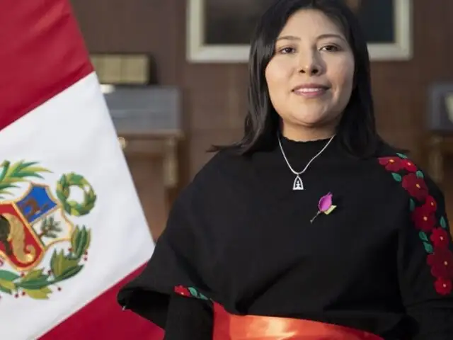 Bettsy Chávez tras juramentar como ministra de Cultura: “No estoy impedida de asumir un reto”