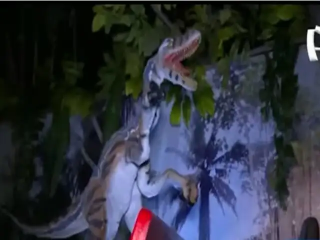 Era jurásica: el Parque de la Imaginación presenta exhibición de dinosaurios animatrónicos