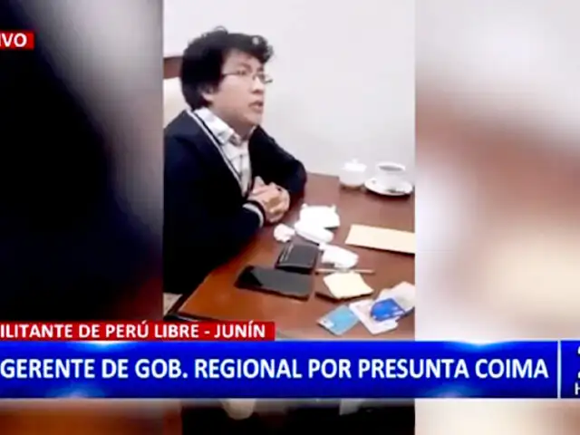 Gobierno regional de Junín: detienen a militante de Perú Libre por soborno