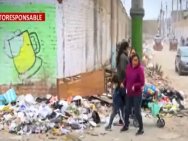 Callao: vecinos denuncian vivir rodeados de basura y desmonte desde hace meses