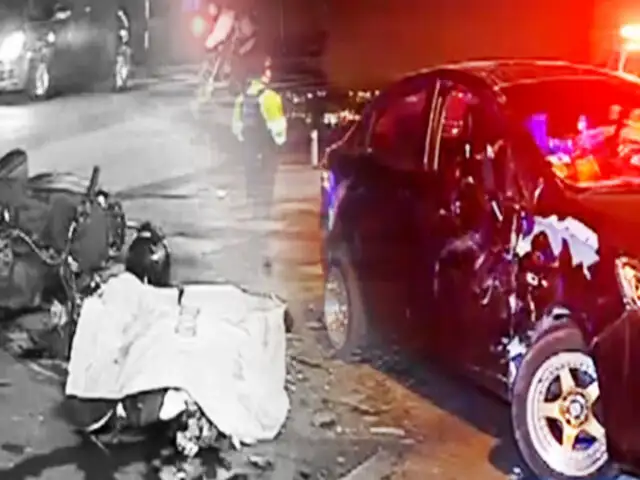 Chorrillos: Motociclista muere al estrellarse con un automóvil
