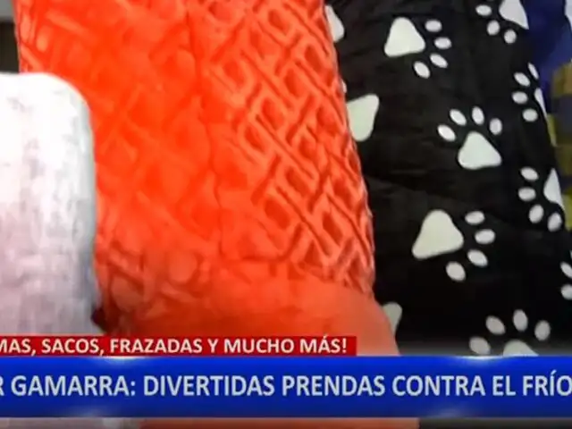 Frio en Lima: comerciantes de Gamarra ofrecen diversidad de prendas para las bajas temperaturas
