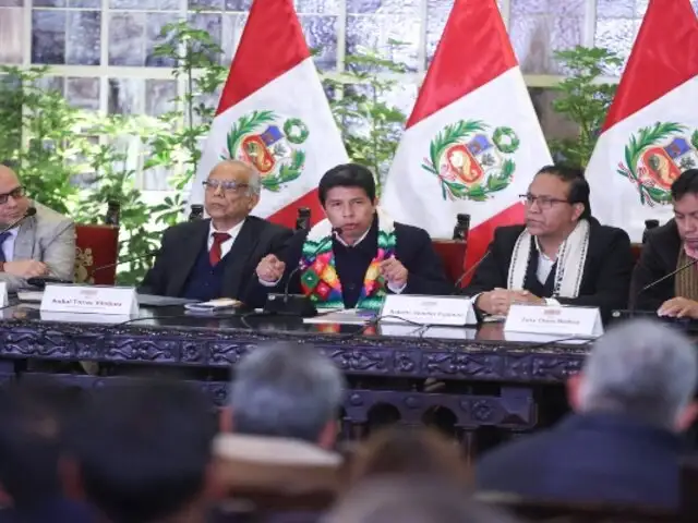 Presidente Pedro Castillo convoca por segundo día a dirigentes sociales para movilización