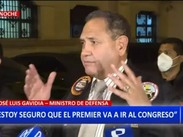 José Luis Gavidia: "Estoy seguro que el premier va a ir al Congreso"