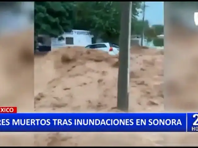 México: Fuertes lluvias dejan graves daños materiales y tres fallecidos
