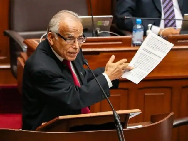 Congreso aprobó moción para invitar al hemiciclo al primer ministro Aníbal Torres