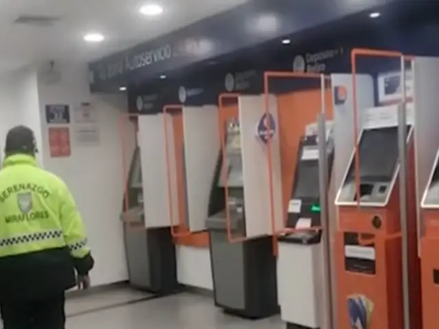 Miraflores: delincuentes manipulan cajeros automáticos para robar dinero de los usuarios