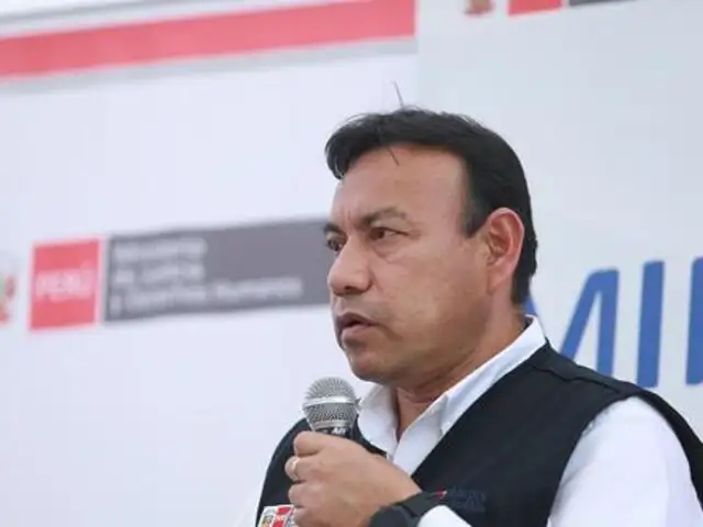 Ministro Félix Chero sobre liberación de Antauro Humala: “Nadie se puede oponer, la ley se cumple”