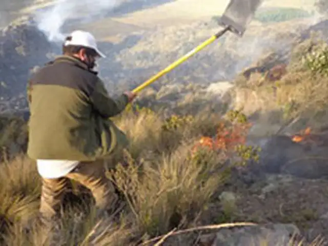 Huancavelica: comunero falleció tratando de sofocar incendio forestal
