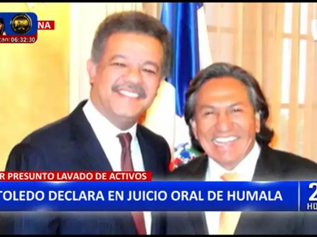 Alejandro Toledo declara en juicio oral del expresidente Ollanta Humala