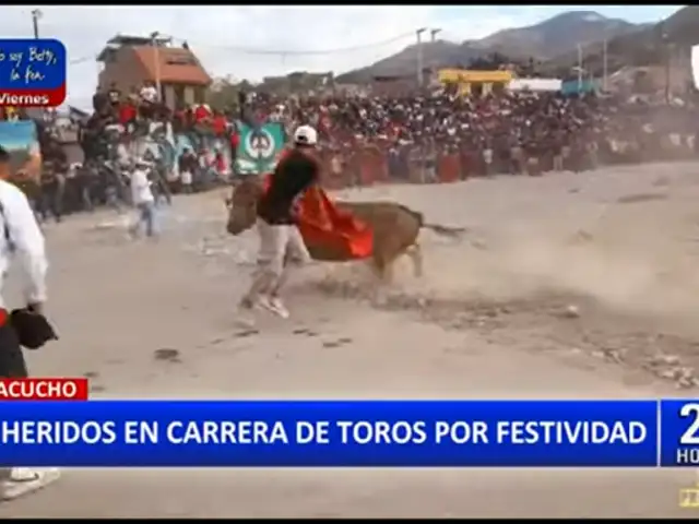 Ayacucho: 15 personas habrían resultado heridas en corrida de toros